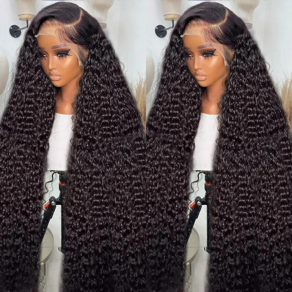 Allove 250% Customized High Density 13x4 HD Glueless Lace Frontal Wigs Pre Everything Wear to Go Wigs