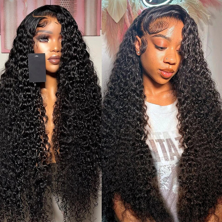 Pre Plucked Wear & Go Wig | 40 Inch 13x4 HD Lace Front Glueless Wig Deep Curly Human Hair
