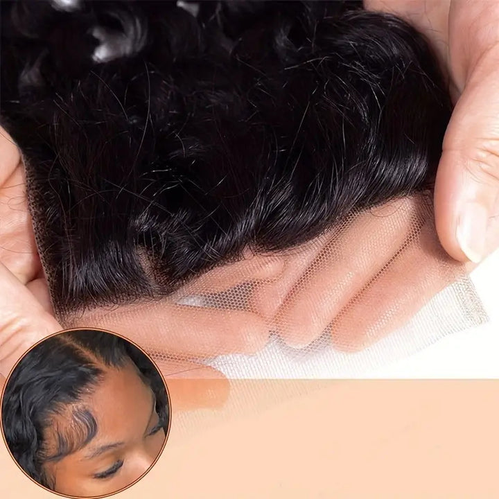 Deep Wave 4*4 Lace Closure Virgin Human Hair