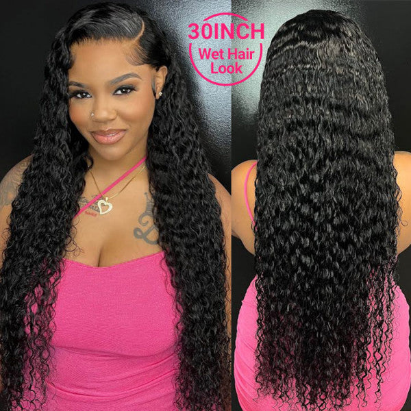 Pre Plucked Wear & Go Wig | 30Inch HD 5x5 Glueless Wig Deep Wave Human Hair