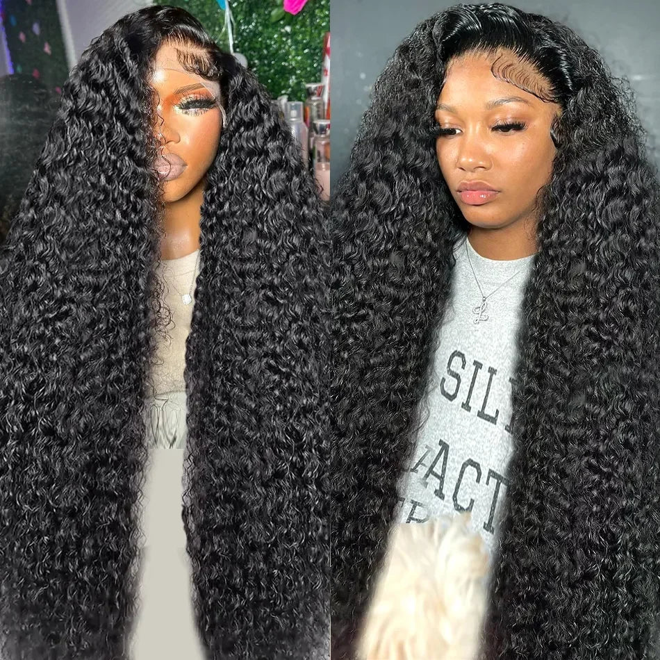 [13*4 Full Lace Front Wigs] 30 Inch Long Wigs Deep Wave Curly Human Hair Wig