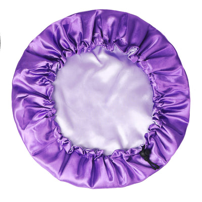 1PCS Satin Night Cap Sleeping Hat Silk Night Cap For Hair For Women