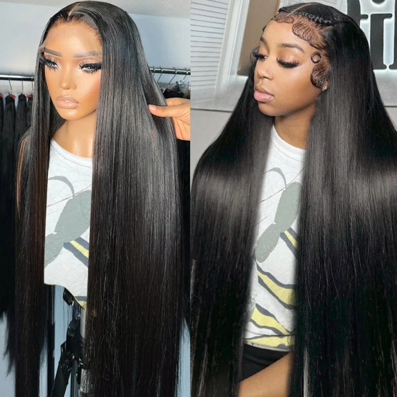Pre Plucked Ready To Wear Wig | 30'' Straight Hair 13x4 HD Lace Front Glueless 200% Density Wig For Women