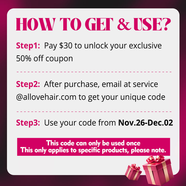 Black Friday Best Offer | $30 Unlock Exclusive Extra 50% OFF Discount