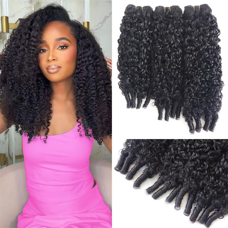 12A Raw Burmese Curly human hair 