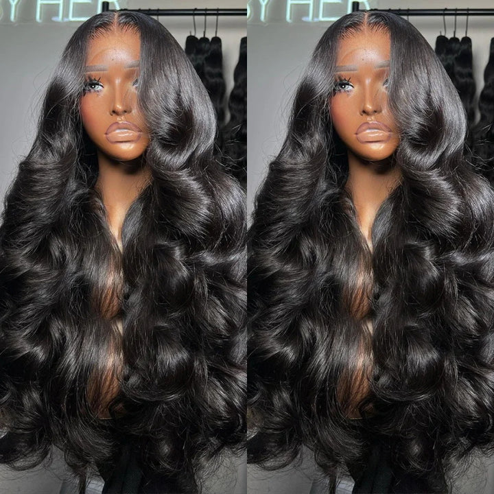 [50% OFF - No Code Needed] 28'' = $145.99 Pre Cut Lace & Pre Plucked & Bleached Knots Ready To Wear 5x5 Lace Closure Wigs 180% Density