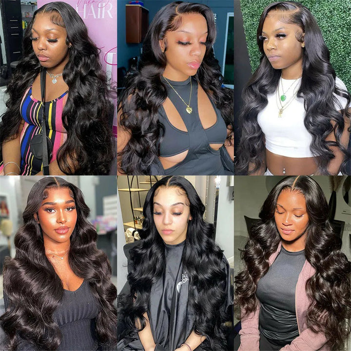 [50% OFF - No Code Needed] $119.99 for 26'' 5x5 Ready to Wear Body Wave Lace Front Wigs 180% Density