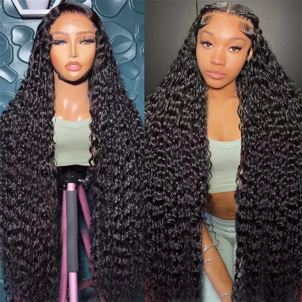 Allove 250% Customized High Density 13x4 HD Glueless Lace Frontal Wigs Pre Everything Wear to Go Wigs