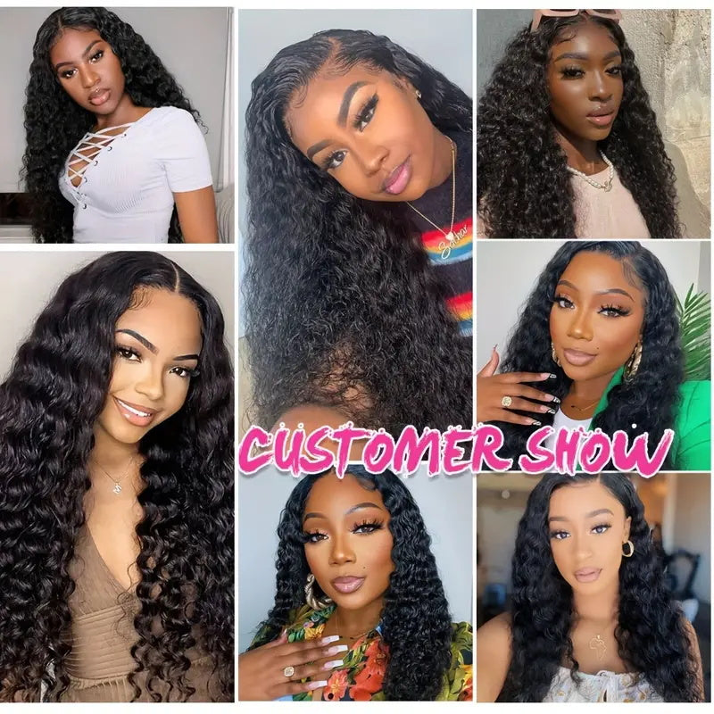 Allove Hair Indian Loose Deep Wave 3 Bundles Virgin Hair