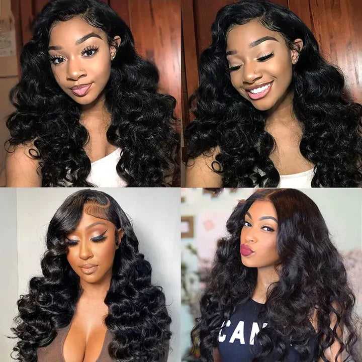 Allove Hair Buy 3 Bundles Loose Wave Hair Get 1 Free Lace Closure