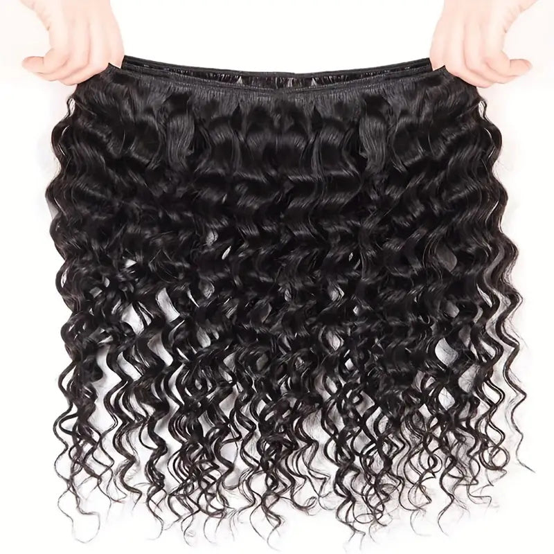 Allove Hair Indian Loose Deep Wave 3 Bundles Virgin Hair