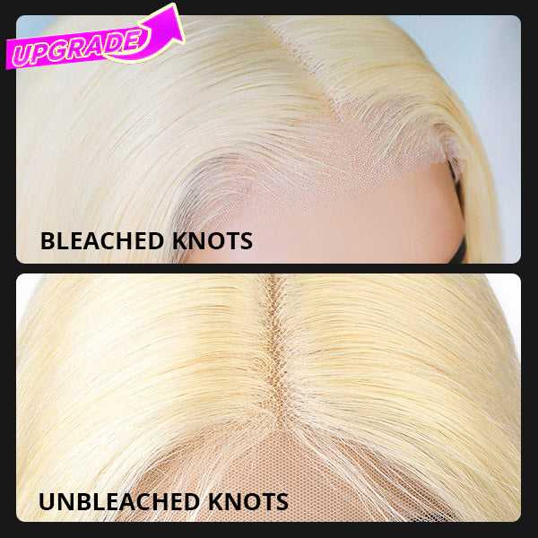 Bleached Knots Wear Go Wig | 613 Blonde Body Wave 13x4 HD Transparent Lace Front Wig