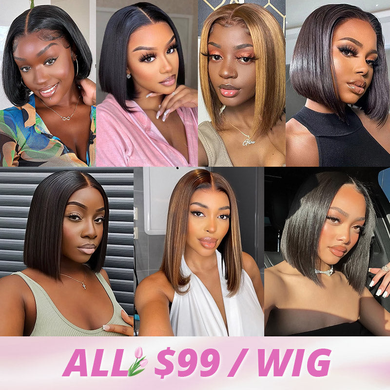 [Mother's Day Sale] Short Bob Wigs $99 Final Deal No Code Needed Limited Stocks