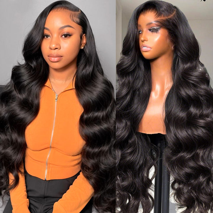 [13*4 Full Lace Front Wigs] Body Wave Human Hair HD Melted Lace Wig 180% Density - AlloveHair