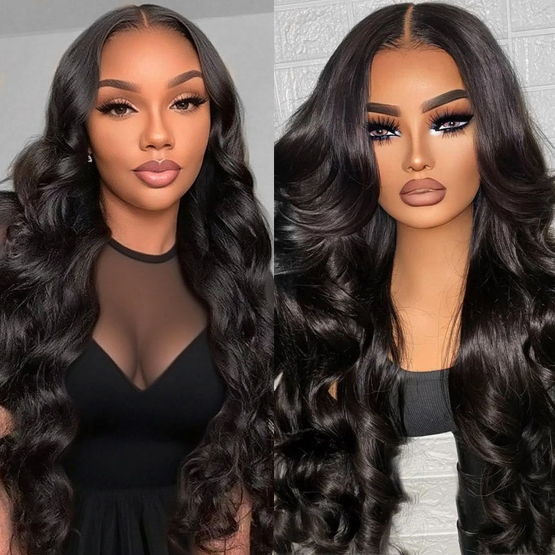 4x4 Body Wave Lace Front Wigs Pre Plucked with Baby Hair Glueless Human Hair Wigs