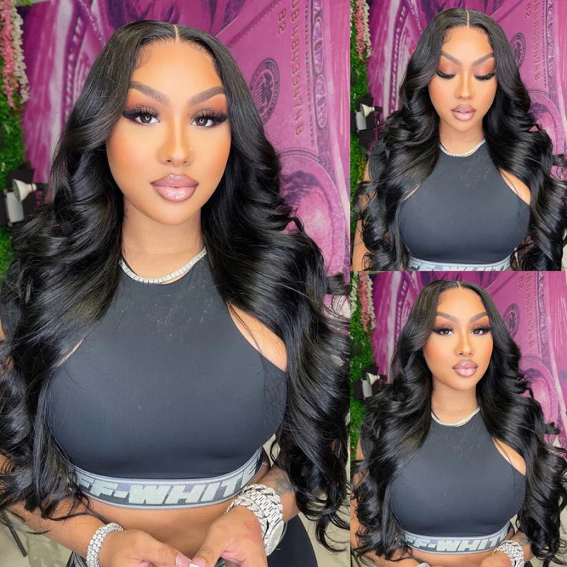 [Black Friday Final Deal] Pre Cut & Pre Plucked & Bleached Knots Wear Go 13*4 Lace Front Wigs USA Shipping