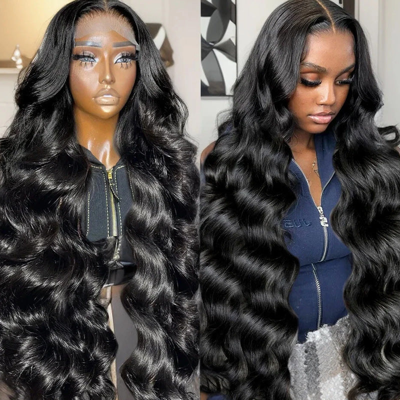 250% Density Body Wave 13x6 Lace Front Wig 30 Inch Pre Plucked Ready To Wear Glueless Wigs - AlloveHair