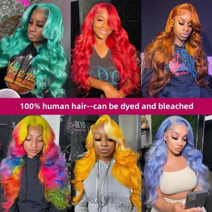 613 Blonde Body Wave 13x4 HD Transparent Lace Front Wig Pre Plucked PPB Glueless Wear & Go Wig