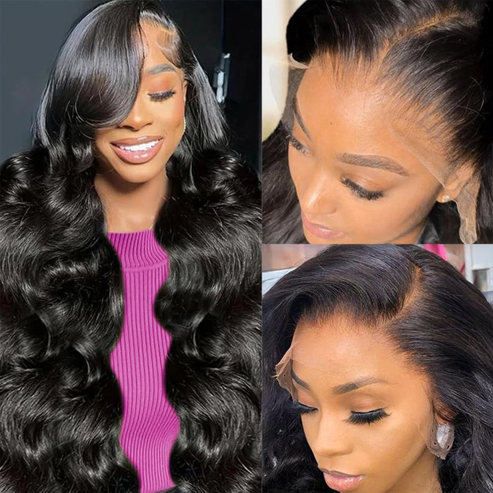 250% Density Body Wave 13x6 Lace Front Wig 30 Inch Pre Plucked Ready To Wear Glueless Wigs - AlloveHair
