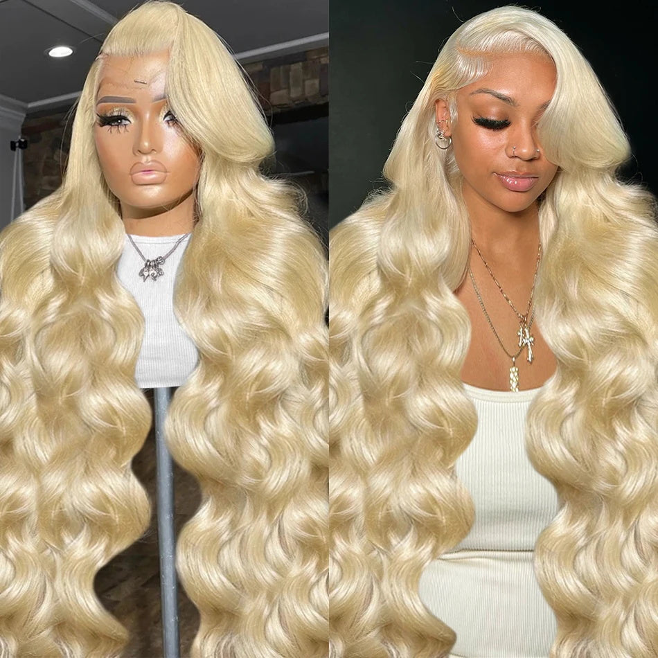 Glueless Wear & Go 613 Blonde Body Wave 13*4 Transparent HD Lace Front Wig