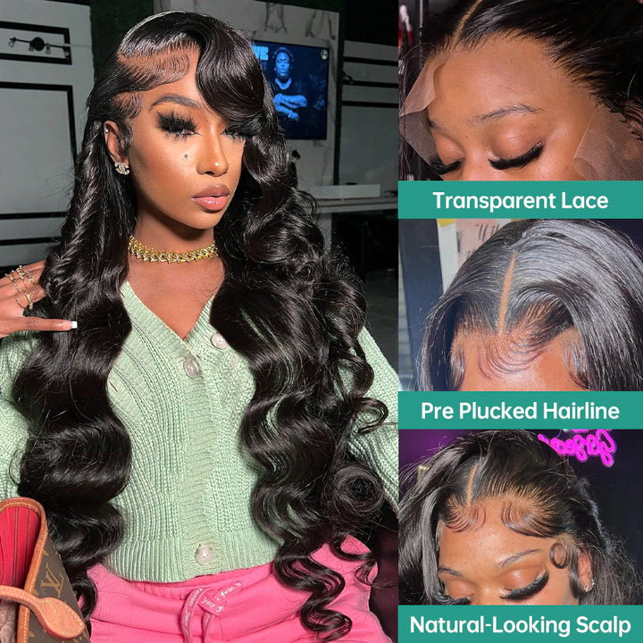 【Big/Small Head Friendly Wig】Body Wave 13x4 Lace Front Human Hair Wigs Brazilian Wear Go Glueless Wig