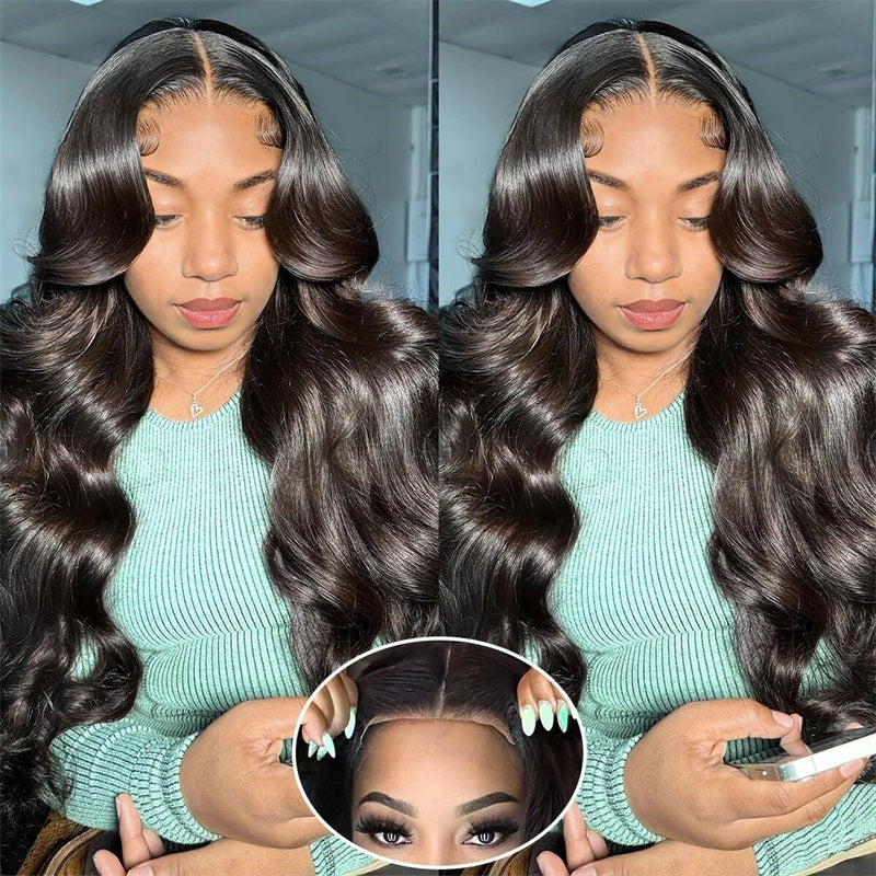 Pre Cut Wear & Go Lace Wig | Body Wave 13x4 HD Lace Front Wigs 180% Density