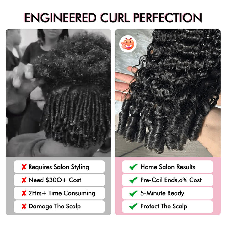 Allove Premium Burmese Curly Human Hair 13x4/5x5 HD Lace Front Wig with Bleached Knots Glueless Wear & Go - AlloveHair