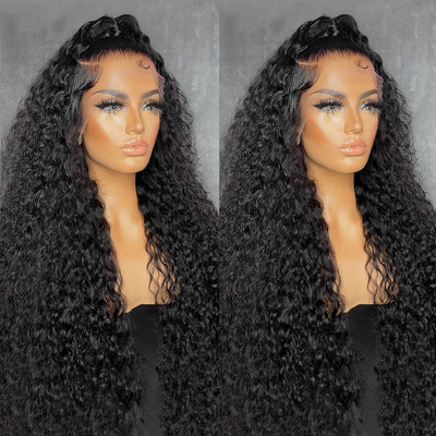 13*4 Water Wave Lace Front Wig Undetectable Lace Wig Glueless Human Hair