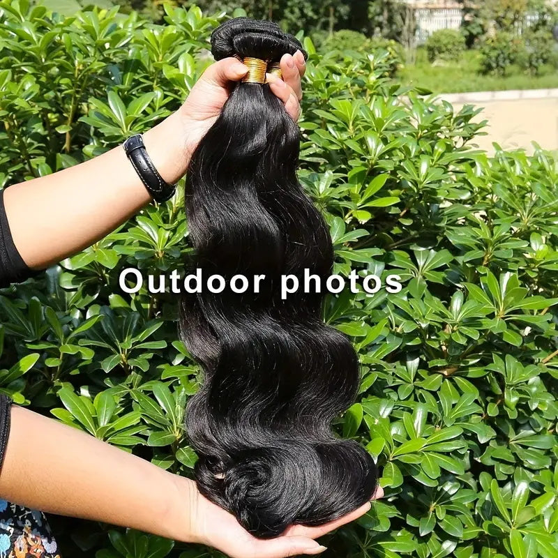 Allove Hair Indian Body Wave Virgin Human Hair 3 Bundles