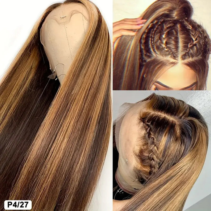 [Add to Cart 50% Off Automatically] 13x6 Lace front Wigs 30'' $165.99 180% Density Pre Everything