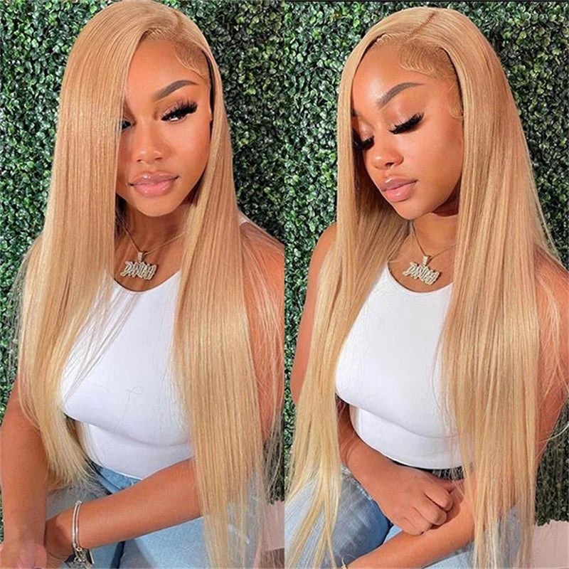 Allove #27 Honey Blonde 13x4 Straight Hair HD Lace Frontal Wig - AlloveHair