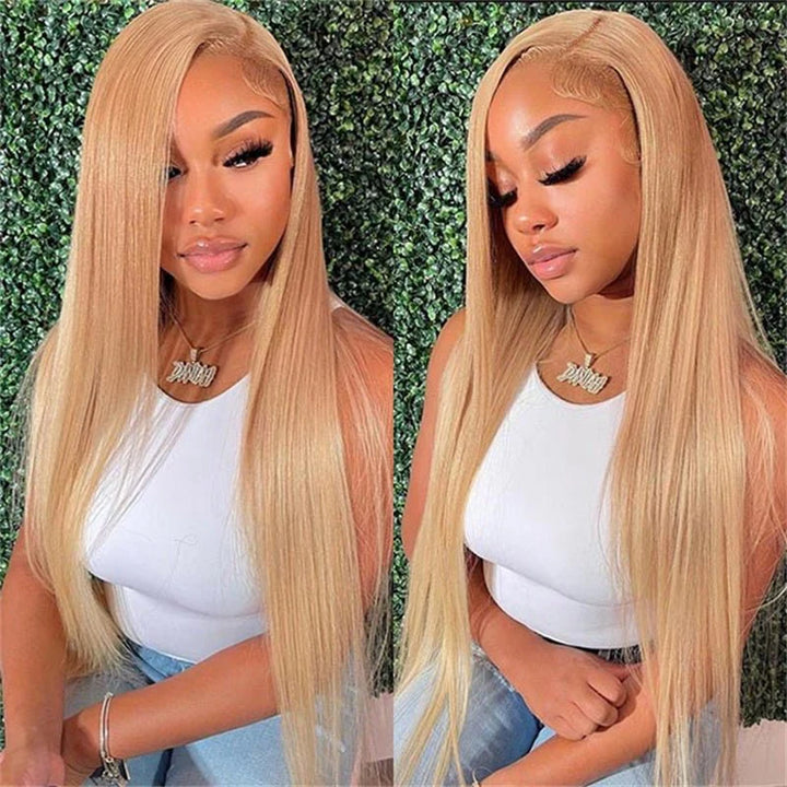 Allove #27 Honey Blonde 13x4 Straight Hair HD Lace Frontal Wig - AlloveHair