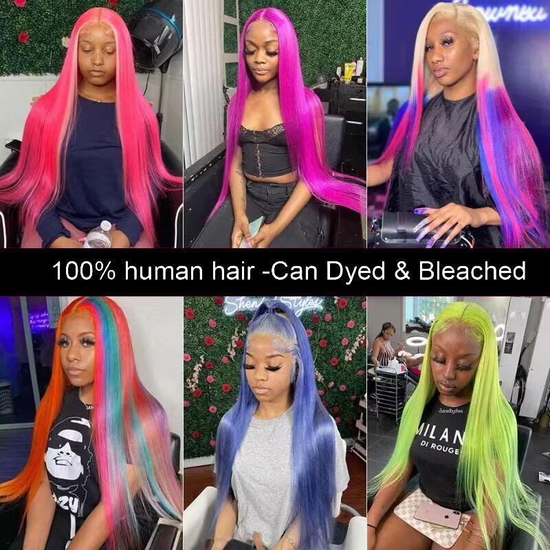 Pre Plucked Wear & Go Wig | Bone Straight 13x4 Lace Front 613 Blonde Human Hair Wig Easy To Dye