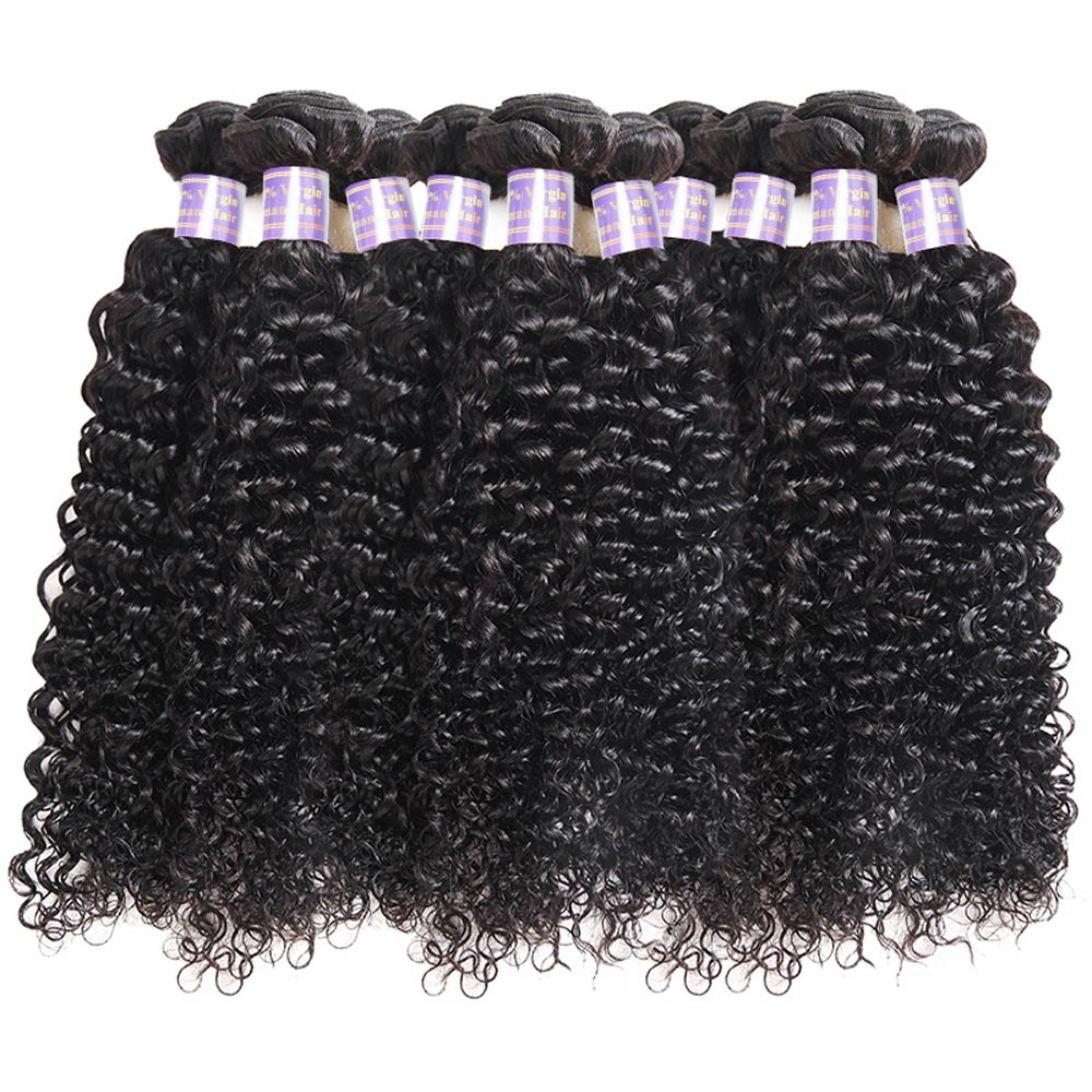 Allove Hair 8A Virgin Wholesale 10 Bundles Kinky Curly Human Hair - AlloveHair