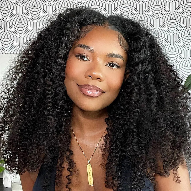 Kinky Curly Crochet Human Hair Miracle Knots Friendly for Boho Braids 100% Virgin Human Hair - AlloveHair