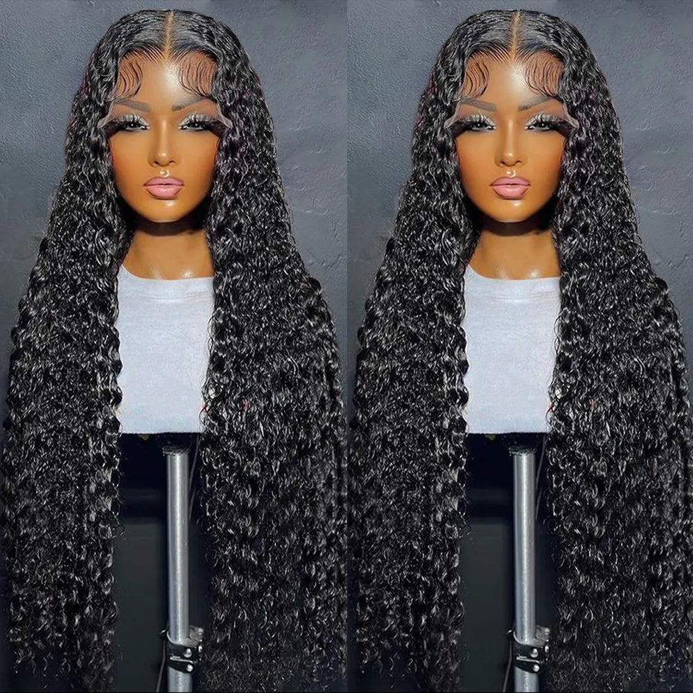 Curly Hair 13*4 Lace Front Wigs Undetectable Human Hair Long Wigs For Women