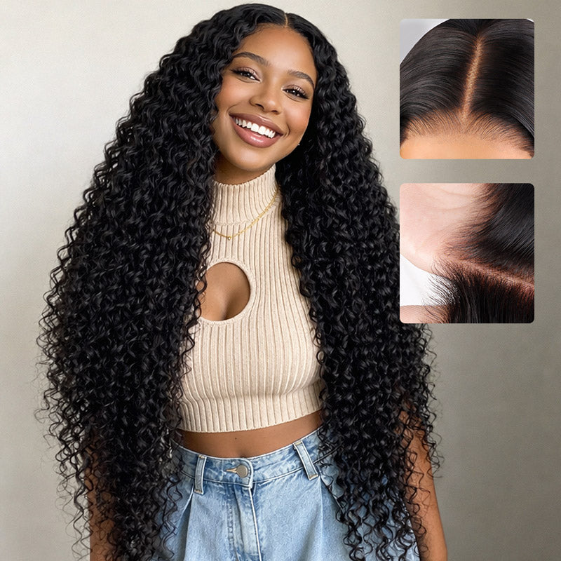 200% Density 40 Inches Long Wigs 13x4 HD Lace Front Wigs with Pre Plucked Hairline - AlloveHair