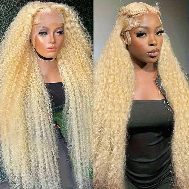 [ Lowest Price - No Code Needed] #613 Blonde 13x4/13x6 Full Lace Front Straight Hair / Body Wave Human Hair Wigs
