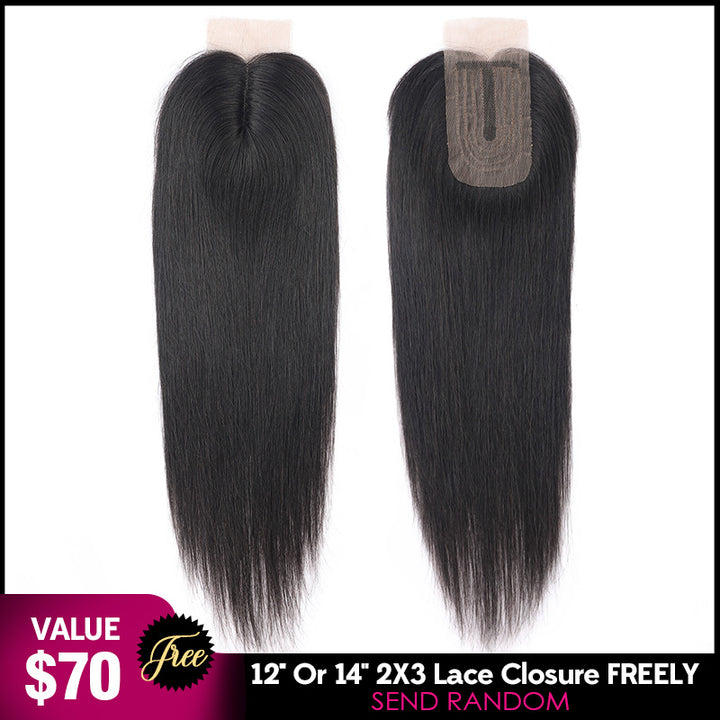 [ 70% OFF Flash Sale | 32"= $189 ] Natural Color Pre Cut & Pre-plucked & Bleached Knots Ready To Wear 13x4 Lace Front Wig 180% Density