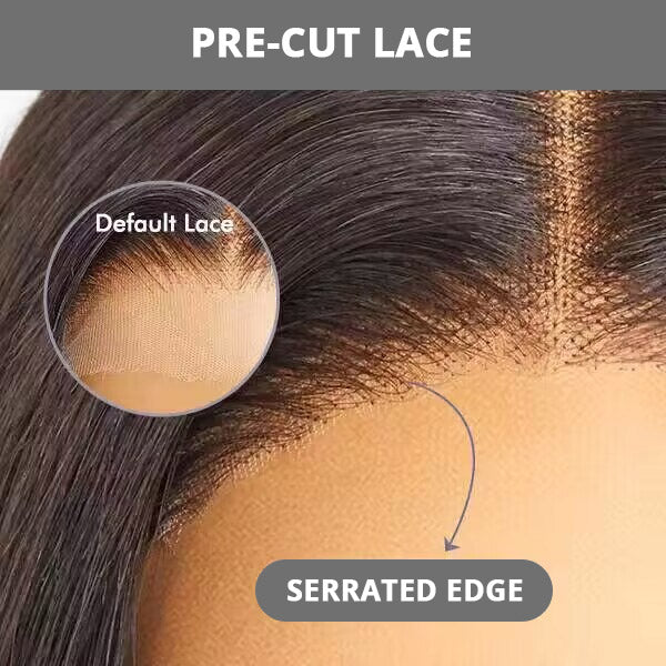 Pre Cut Wear & Go Lace Wig | Breathable Water Wave 13*4 HD Lace Front Wigs 180% Density