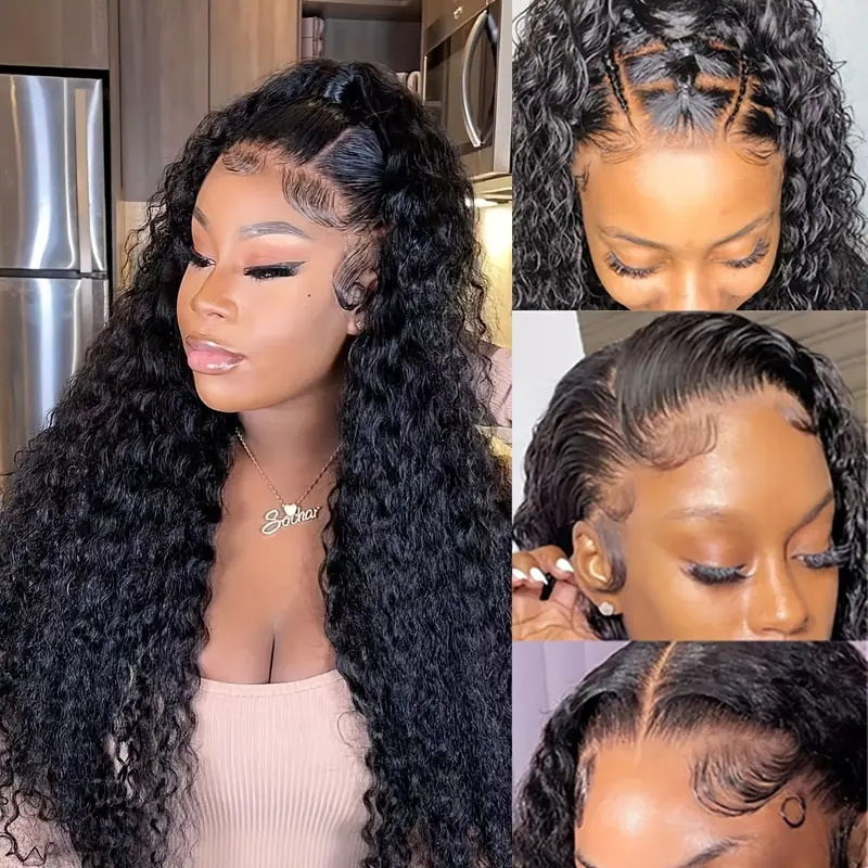 Pre Plucked Wear & Go Wig | 30Inch HD 5x5 Glueless Wig Deep Wave Human Hair