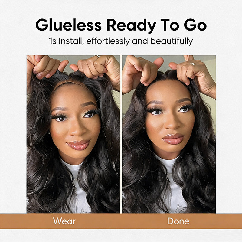 30 Inch Buss Down Wig Body Wave 5x5 Closure Wigs Human Hair 200% Density Real Glueless Wigs