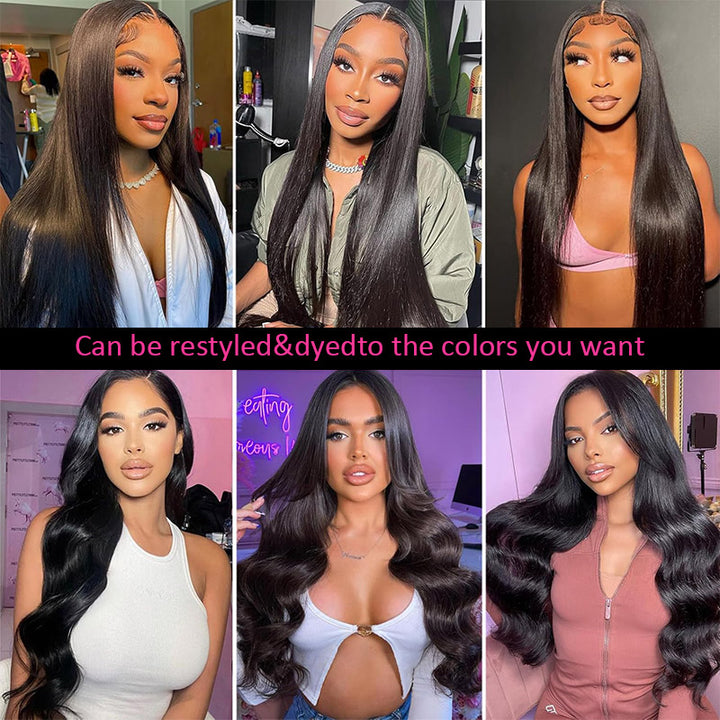 [Final Price - No Code Needed] Seamless PU Clip in Hair Extensions Silky Straight Real Human Hair Pieces For Black Women