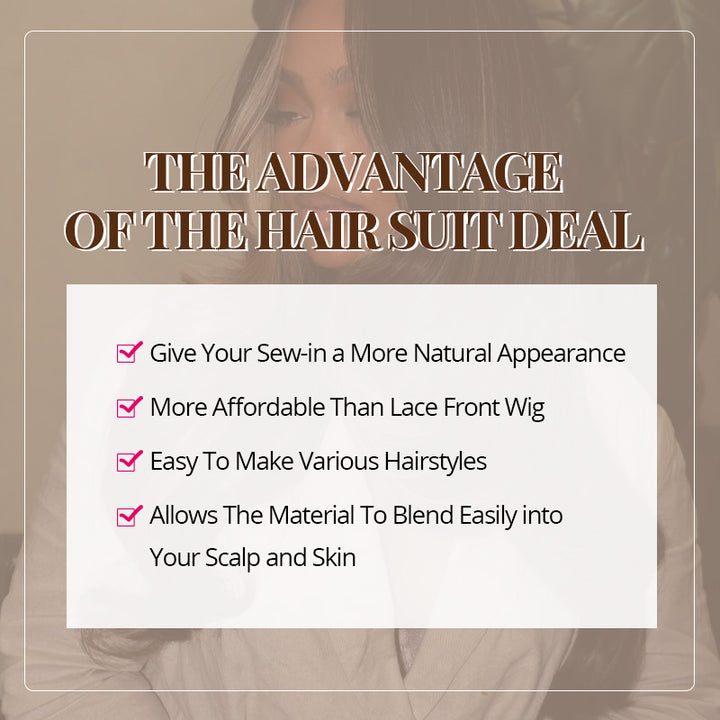 [New Trend] 1B/4 Brown Bundles Body Wave Peekaboo Highlight Style 100% Brazilian Virgin Human Hair - AlloveHair