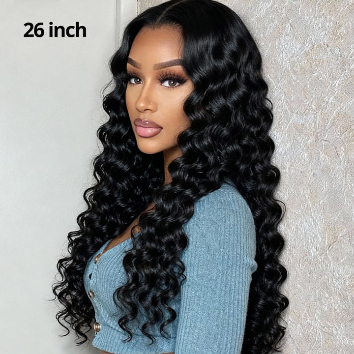 32 Inch Long Wigs Loose Deep Wave Virgin Human Hair 200% Density 5x5 HD Lace Front Wigs Ready To Go