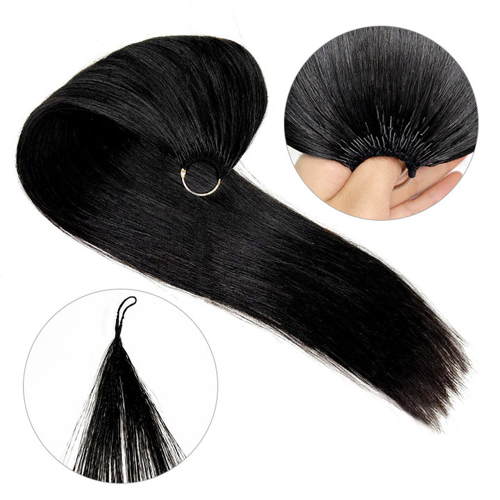 Body Wave Feather Crochet Human Hair Boho Braid Styles Miracle Knots Pre-Separated Crochet Hair Extensions - AlloveHair
