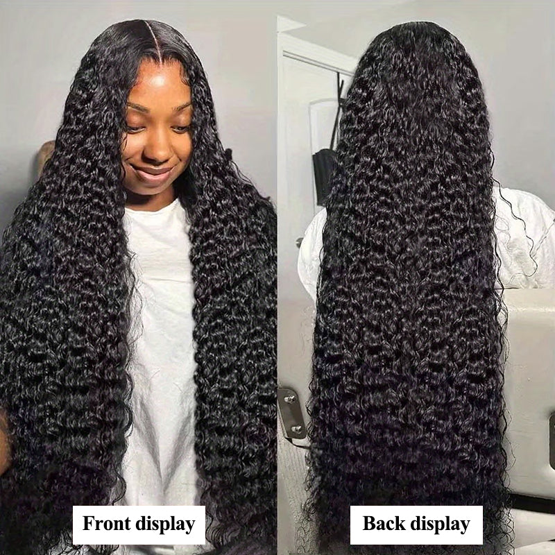 250% Density 30 40 Inch Water Wave Wigs 13x4 13x6 7x6 HD Lace Front Wigs Wet And Wavy Human Virgin Hair - AlloveHair