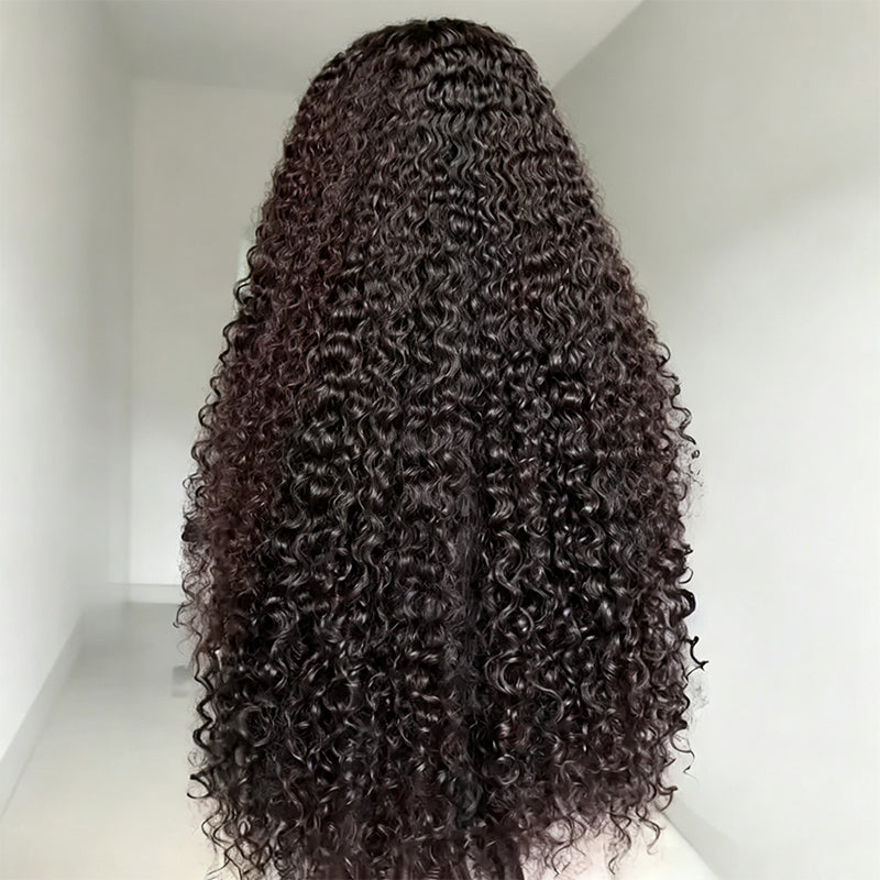 30 32 Inch 300% Density Luxury Custom Wigs Glueless 13x4 13x6 Full Lace Front Curly Wigs Virgin Human Hair Transparent HD Lace Front Wig