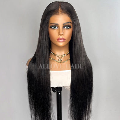 Glueless Wigs Pre Cut HD 13x4 Lace Front Straight Wig PPB Ready To Wear Wig