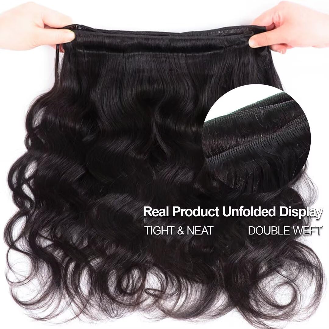 30 Inch Boby Wave Bundles 12A Burmese Human Hair 100% Unprocessed Raw Human Hair Extensions Thick Ends Virgin Hair